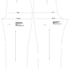 Basic Pattern Set - Basic Dress and Basic Pants: Size 6 to 36 (Sloper Blocks)