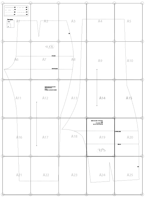 Basic Pants Pattern: Sizes 6 to 36 (Sloper Block)