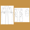 Basic Pattern Set - Basic Dress and Basic Pants: Size 6 to 36 (Sloper Blocks)