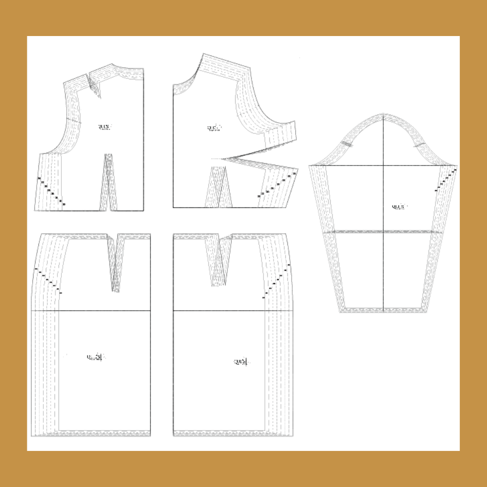 Basic Dress Pattern Set: Sizes 6 to 36 (Sloper Block)