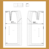 Untitled design (27) Basic Skirt Pattern: Sizes 6 to 36 (Sloper Block)