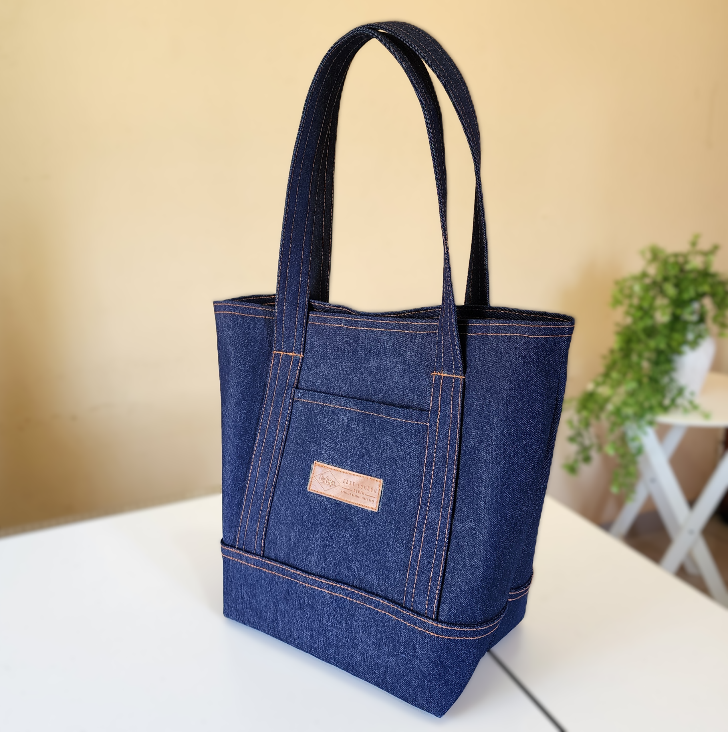 The Essential Tote_Denim1 The Essential Tote - Tote Bag PDF Pattern