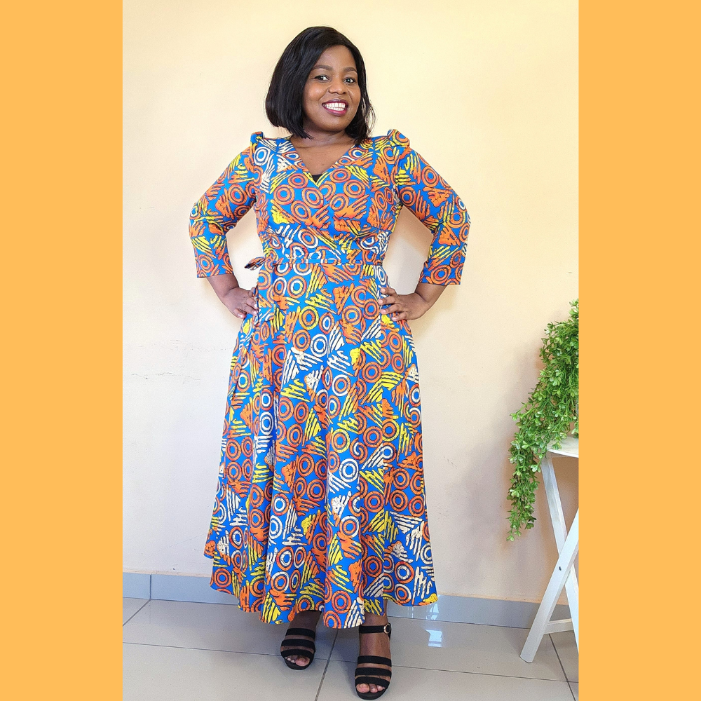 Serene Wrap Dress Size 6 to 20 and size 22 to 36